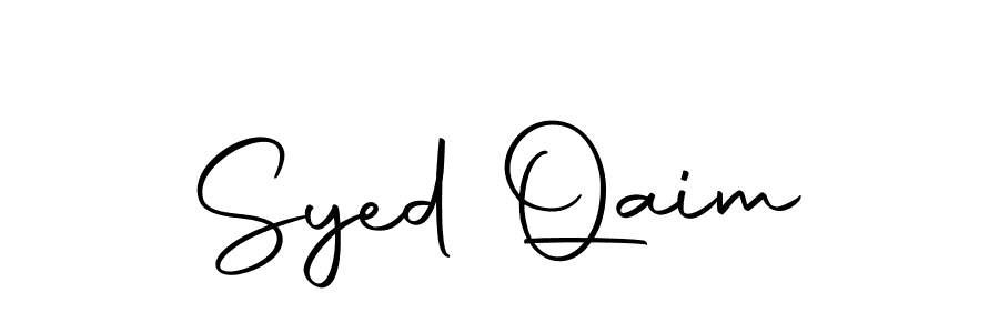 Design your own signature with our free online signature maker. With this signature software, you can create a handwritten (Autography-DOLnW) signature for name Syed Qaim. Syed Qaim signature style 10 images and pictures png