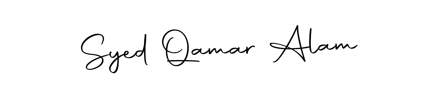 Create a beautiful signature design for name Syed Qamar Alam. With this signature (Autography-DOLnW) fonts, you can make a handwritten signature for free. Syed Qamar Alam signature style 10 images and pictures png