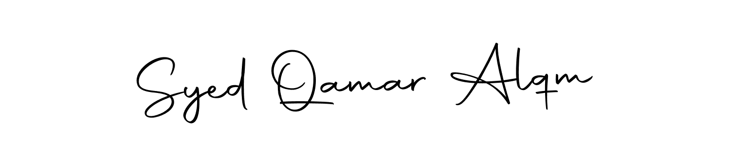 Autography-DOLnW is a professional signature style that is perfect for those who want to add a touch of class to their signature. It is also a great choice for those who want to make their signature more unique. Get Syed Qamar Alqm name to fancy signature for free. Syed Qamar Alqm signature style 10 images and pictures png