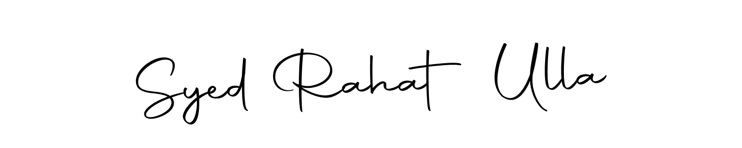 Also You can easily find your signature by using the search form. We will create Syed Rahat Ulla name handwritten signature images for you free of cost using Autography-DOLnW sign style. Syed Rahat Ulla signature style 10 images and pictures png