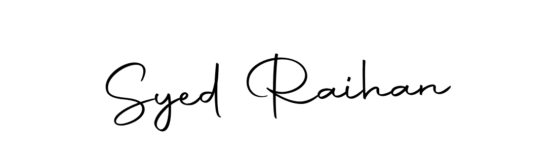 How to make Syed Raihan signature? Autography-DOLnW is a professional autograph style. Create handwritten signature for Syed Raihan name. Syed Raihan signature style 10 images and pictures png