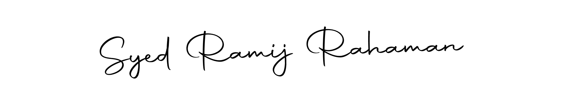 Make a beautiful signature design for name Syed Ramij Rahaman. Use this online signature maker to create a handwritten signature for free. Syed Ramij Rahaman signature style 10 images and pictures png