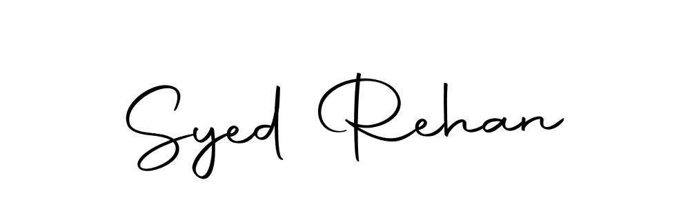 Design your own signature with our free online signature maker. With this signature software, you can create a handwritten (Autography-DOLnW) signature for name Syed Rehan. Syed Rehan signature style 10 images and pictures png