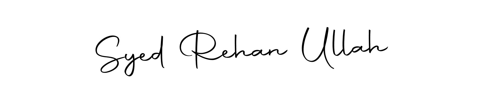 The best way (Autography-DOLnW) to make a short signature is to pick only two or three words in your name. The name Syed Rehan Ullah include a total of six letters. For converting this name. Syed Rehan Ullah signature style 10 images and pictures png