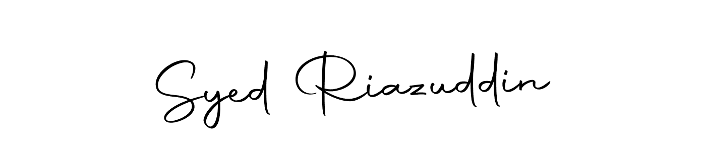 Make a beautiful signature design for name Syed Riazuddin. With this signature (Autography-DOLnW) style, you can create a handwritten signature for free. Syed Riazuddin signature style 10 images and pictures png