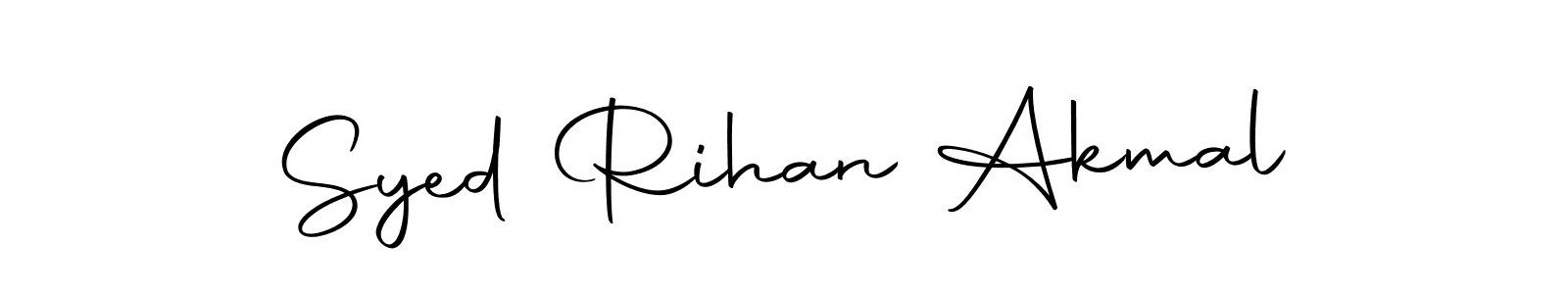 This is the best signature style for the Syed Rihan Akmal name. Also you like these signature font (Autography-DOLnW). Mix name signature. Syed Rihan Akmal signature style 10 images and pictures png