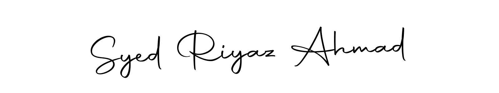 Syed Riyaz Ahmad stylish signature style. Best Handwritten Sign (Autography-DOLnW) for my name. Handwritten Signature Collection Ideas for my name Syed Riyaz Ahmad. Syed Riyaz Ahmad signature style 10 images and pictures png