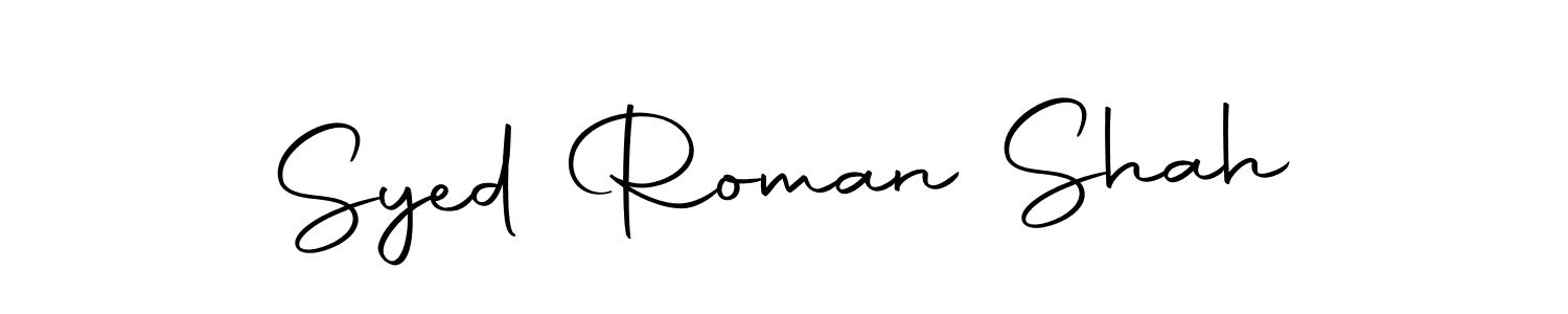Syed Roman Shah stylish signature style. Best Handwritten Sign (Autography-DOLnW) for my name. Handwritten Signature Collection Ideas for my name Syed Roman Shah. Syed Roman Shah signature style 10 images and pictures png