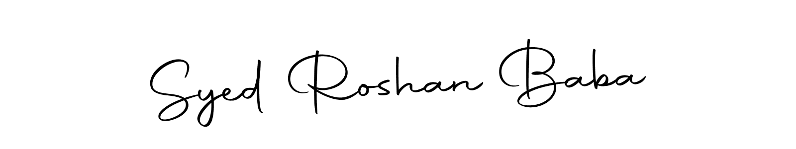 Syed Roshan Baba stylish signature style. Best Handwritten Sign (Autography-DOLnW) for my name. Handwritten Signature Collection Ideas for my name Syed Roshan Baba. Syed Roshan Baba signature style 10 images and pictures png