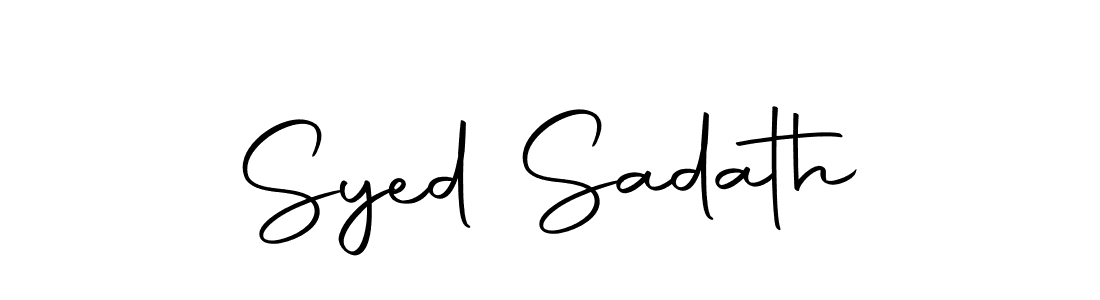 Here are the top 10 professional signature styles for the name Syed Sadath. These are the best autograph styles you can use for your name. Syed Sadath signature style 10 images and pictures png