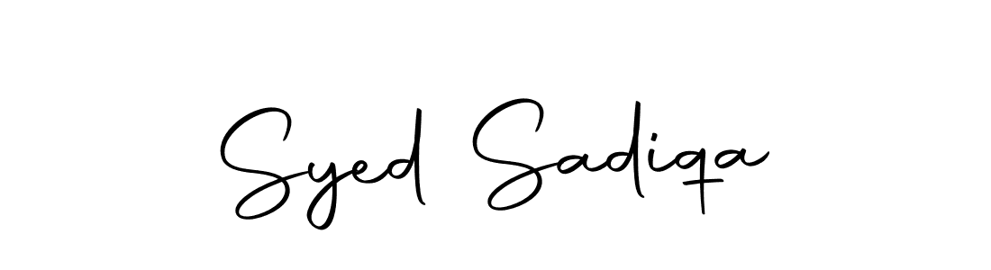 Similarly Autography-DOLnW is the best handwritten signature design. Signature creator online .You can use it as an online autograph creator for name Syed Sadiqa. Syed Sadiqa signature style 10 images and pictures png