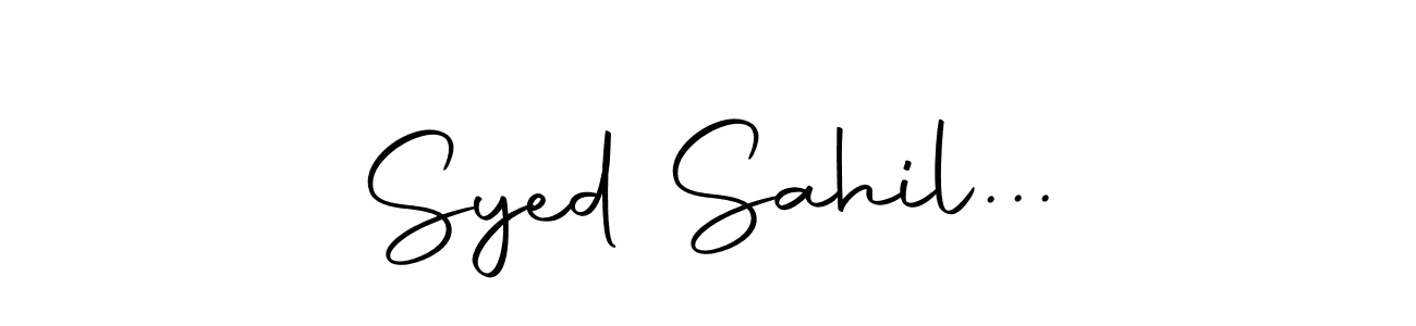 Also we have Syed Sahil... name is the best signature style. Create professional handwritten signature collection using Autography-DOLnW autograph style. Syed Sahil... signature style 10 images and pictures png