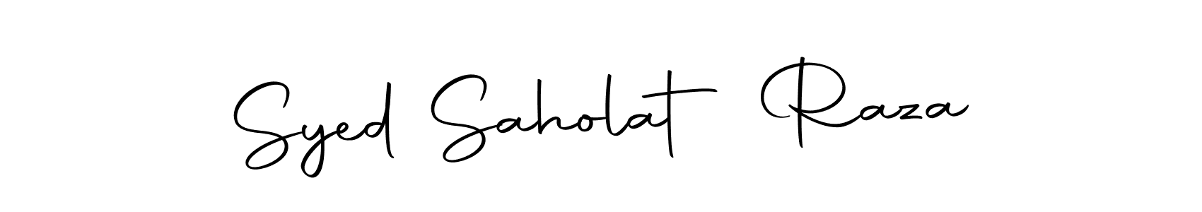 if you are searching for the best signature style for your name Syed Saholat Raza. so please give up your signature search. here we have designed multiple signature styles  using Autography-DOLnW. Syed Saholat Raza signature style 10 images and pictures png