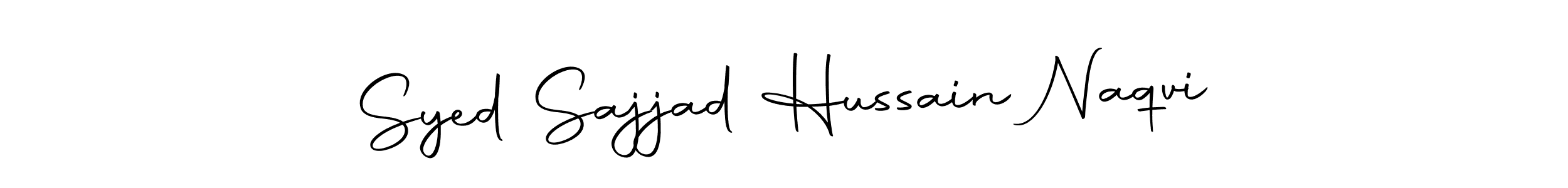 How to make Syed Sajjad Hussain Naqvi signature? Autography-DOLnW is a professional autograph style. Create handwritten signature for Syed Sajjad Hussain Naqvi name. Syed Sajjad Hussain Naqvi signature style 10 images and pictures png