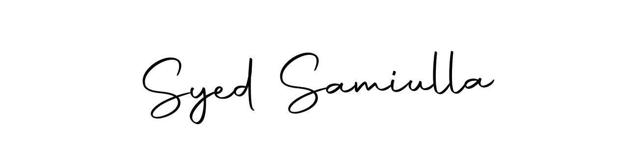 Similarly Autography-DOLnW is the best handwritten signature design. Signature creator online .You can use it as an online autograph creator for name Syed Samiulla. Syed Samiulla signature style 10 images and pictures png