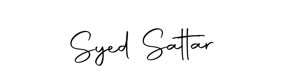 Make a beautiful signature design for name Syed Sattar. Use this online signature maker to create a handwritten signature for free. Syed Sattar signature style 10 images and pictures png