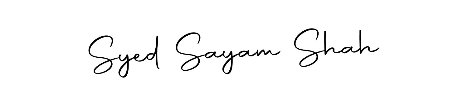 How to make Syed Sayam Shah signature? Autography-DOLnW is a professional autograph style. Create handwritten signature for Syed Sayam Shah name. Syed Sayam Shah signature style 10 images and pictures png