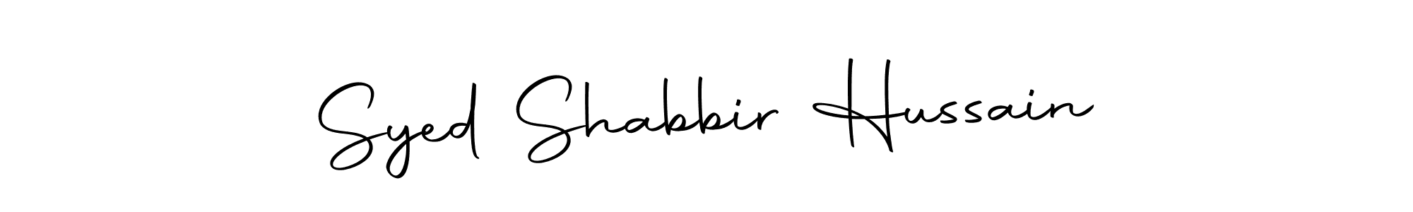 Syed Shabbir Hussain stylish signature style. Best Handwritten Sign (Autography-DOLnW) for my name. Handwritten Signature Collection Ideas for my name Syed Shabbir Hussain. Syed Shabbir Hussain signature style 10 images and pictures png