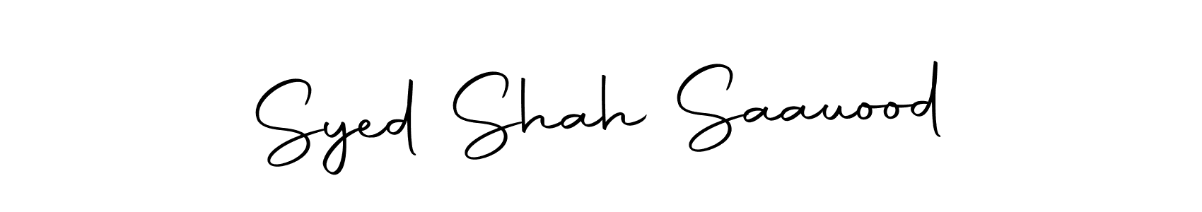 if you are searching for the best signature style for your name Syed Shah Saauood. so please give up your signature search. here we have designed multiple signature styles  using Autography-DOLnW. Syed Shah Saauood signature style 10 images and pictures png