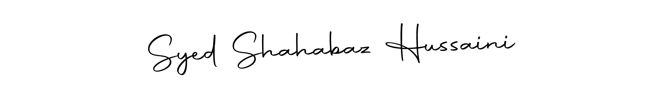 You should practise on your own different ways (Autography-DOLnW) to write your name (Syed Shahabaz Hussaini) in signature. don't let someone else do it for you. Syed Shahabaz Hussaini signature style 10 images and pictures png