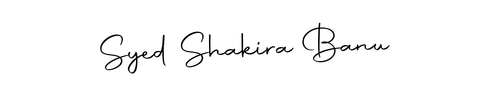 Use a signature maker to create a handwritten signature online. With this signature software, you can design (Autography-DOLnW) your own signature for name Syed Shakira Banu. Syed Shakira Banu signature style 10 images and pictures png