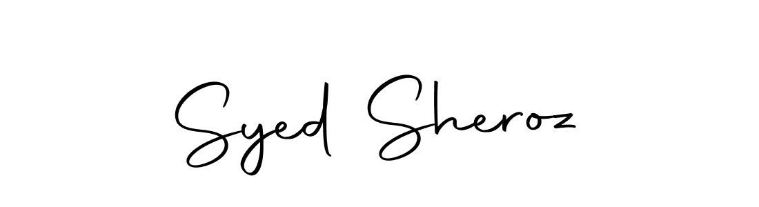 Create a beautiful signature design for name Syed Sheroz. With this signature (Autography-DOLnW) fonts, you can make a handwritten signature for free. Syed Sheroz signature style 10 images and pictures png