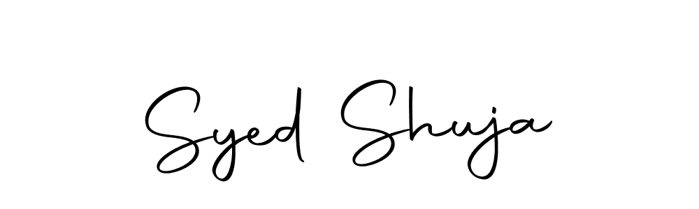 Create a beautiful signature design for name Syed Shuja. With this signature (Autography-DOLnW) fonts, you can make a handwritten signature for free. Syed Shuja signature style 10 images and pictures png