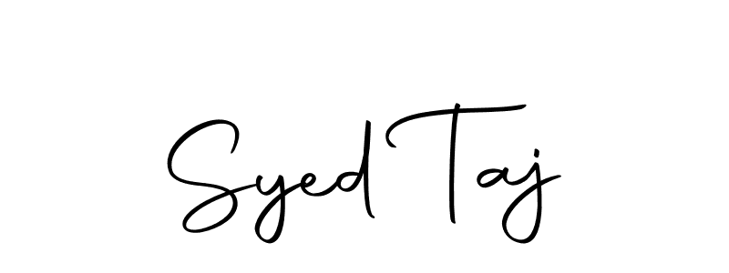 You should practise on your own different ways (Autography-DOLnW) to write your name (Syed Taj) in signature. don't let someone else do it for you. Syed Taj signature style 10 images and pictures png