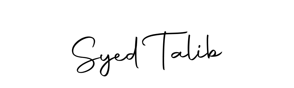 Autography-DOLnW is a professional signature style that is perfect for those who want to add a touch of class to their signature. It is also a great choice for those who want to make their signature more unique. Get Syed Talib name to fancy signature for free. Syed Talib signature style 10 images and pictures png
