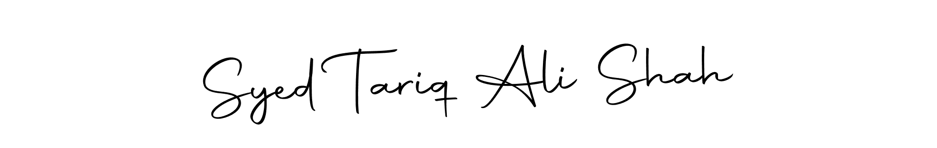 You should practise on your own different ways (Autography-DOLnW) to write your name (Syed Tariq Ali Shah) in signature. don't let someone else do it for you. Syed Tariq Ali Shah signature style 10 images and pictures png