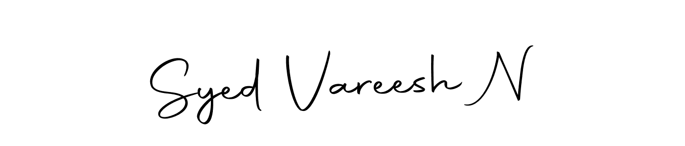 You can use this online signature creator to create a handwritten signature for the name Syed Vareesh N. This is the best online autograph maker. Syed Vareesh N signature style 10 images and pictures png