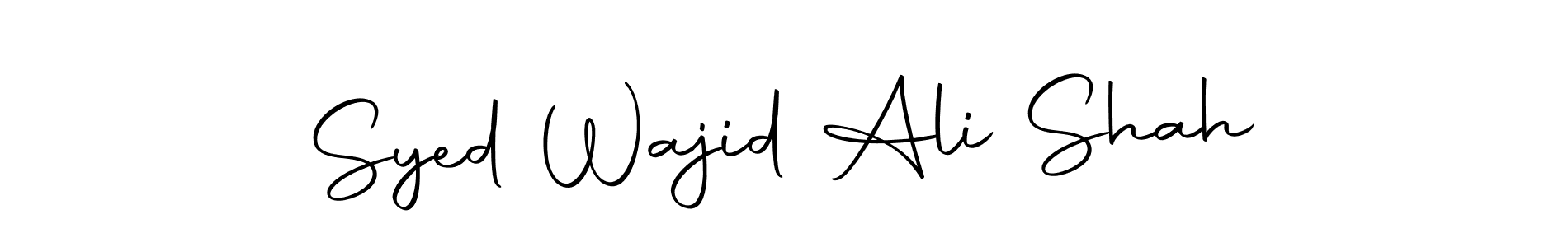 Use a signature maker to create a handwritten signature online. With this signature software, you can design (Autography-DOLnW) your own signature for name Syed Wajid Ali Shah. Syed Wajid Ali Shah signature style 10 images and pictures png