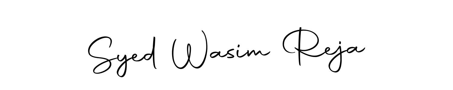 Use a signature maker to create a handwritten signature online. With this signature software, you can design (Autography-DOLnW) your own signature for name Syed Wasim Reja. Syed Wasim Reja signature style 10 images and pictures png