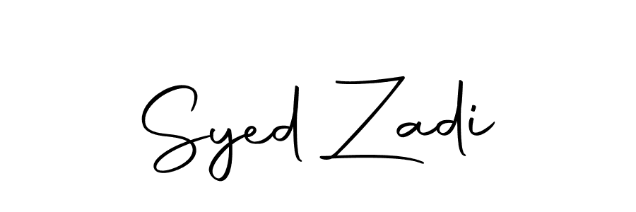 Make a beautiful signature design for name Syed Zadi. Use this online signature maker to create a handwritten signature for free. Syed Zadi signature style 10 images and pictures png