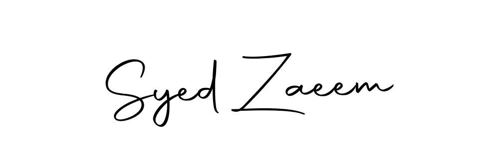 Once you've used our free online signature maker to create your best signature Autography-DOLnW style, it's time to enjoy all of the benefits that Syed Zaeem name signing documents. Syed Zaeem signature style 10 images and pictures png
