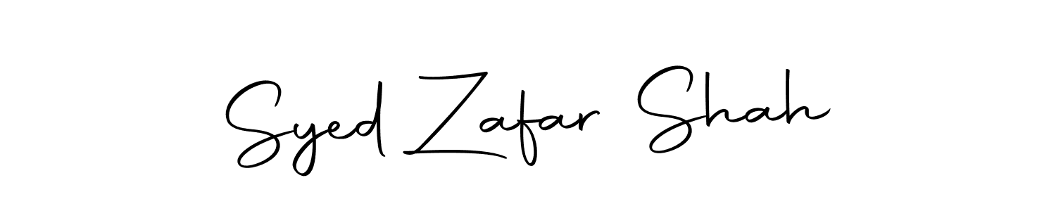 How to make Syed Zafar Shah name signature. Use Autography-DOLnW style for creating short signs online. This is the latest handwritten sign. Syed Zafar Shah signature style 10 images and pictures png