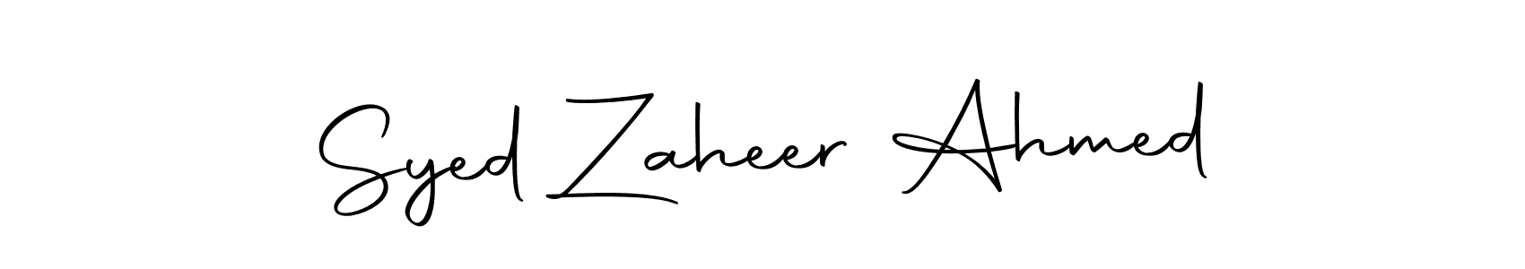 Similarly Autography-DOLnW is the best handwritten signature design. Signature creator online .You can use it as an online autograph creator for name Syed Zaheer Ahmed. Syed Zaheer Ahmed signature style 10 images and pictures png