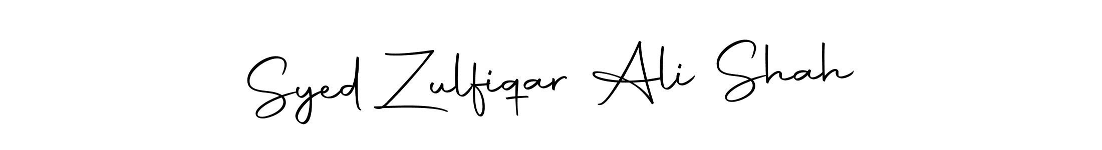 How to make Syed Zulfiqar Ali Shah name signature. Use Autography-DOLnW style for creating short signs online. This is the latest handwritten sign. Syed Zulfiqar Ali Shah signature style 10 images and pictures png