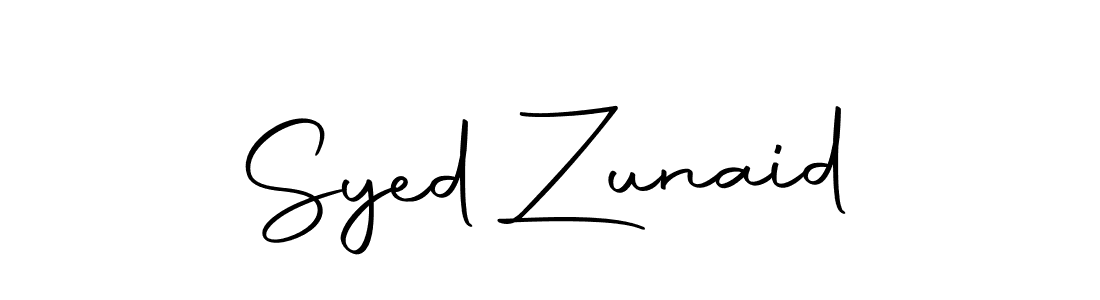 You can use this online signature creator to create a handwritten signature for the name Syed Zunaid. This is the best online autograph maker. Syed Zunaid signature style 10 images and pictures png
