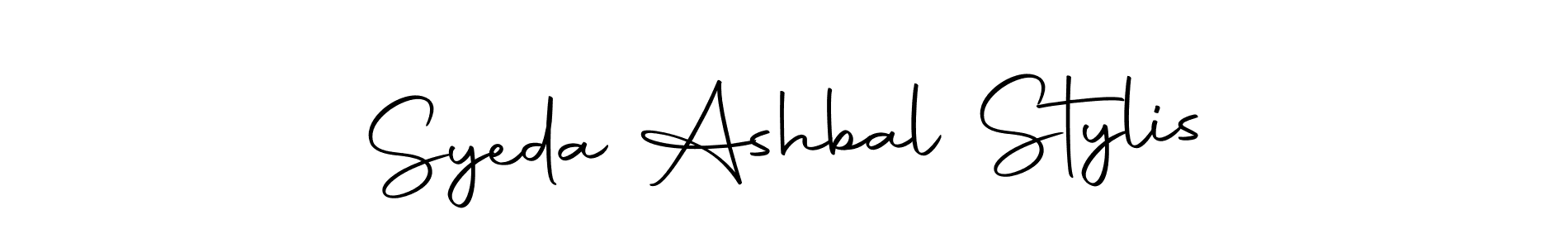 Make a short Syeda Ashbal Stylis signature style. Manage your documents anywhere anytime using Autography-DOLnW. Create and add eSignatures, submit forms, share and send files easily. Syeda Ashbal Stylis signature style 10 images and pictures png