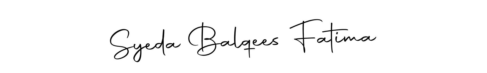 How to make Syeda Balqees Fatima signature? Autography-DOLnW is a professional autograph style. Create handwritten signature for Syeda Balqees Fatima name. Syeda Balqees Fatima signature style 10 images and pictures png