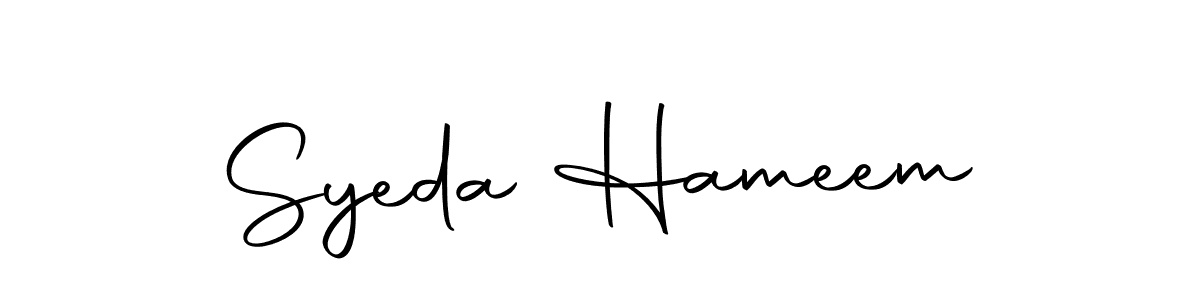 You can use this online signature creator to create a handwritten signature for the name Syeda Hameem. This is the best online autograph maker. Syeda Hameem signature style 10 images and pictures png