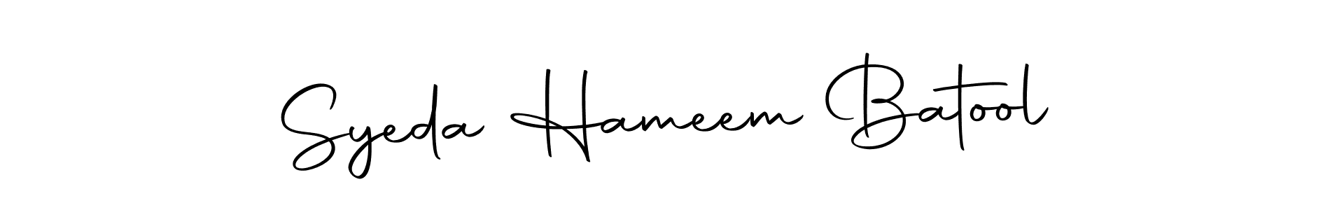 Also we have Syeda Hameem Batool name is the best signature style. Create professional handwritten signature collection using Autography-DOLnW autograph style. Syeda Hameem Batool signature style 10 images and pictures png