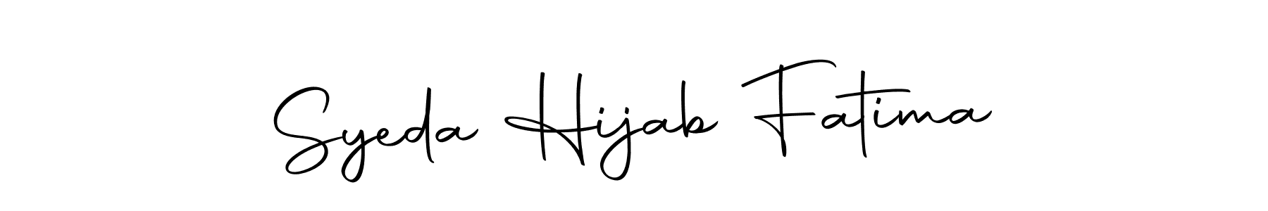 Similarly Autography-DOLnW is the best handwritten signature design. Signature creator online .You can use it as an online autograph creator for name Syeda Hijab Fatima. Syeda Hijab Fatima signature style 10 images and pictures png