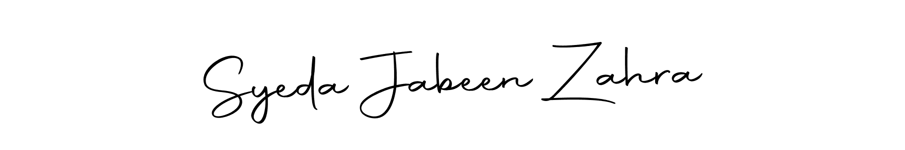 Autography-DOLnW is a professional signature style that is perfect for those who want to add a touch of class to their signature. It is also a great choice for those who want to make their signature more unique. Get Syeda Jabeen Zahra name to fancy signature for free. Syeda Jabeen Zahra signature style 10 images and pictures png