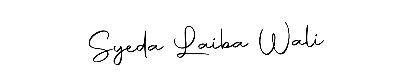 How to make Syeda Laiba Wali signature? Autography-DOLnW is a professional autograph style. Create handwritten signature for Syeda Laiba Wali name. Syeda Laiba Wali signature style 10 images and pictures png
