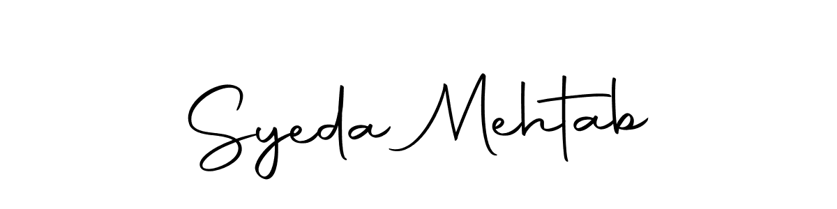 Make a beautiful signature design for name Syeda Mehtab. Use this online signature maker to create a handwritten signature for free. Syeda Mehtab signature style 10 images and pictures png