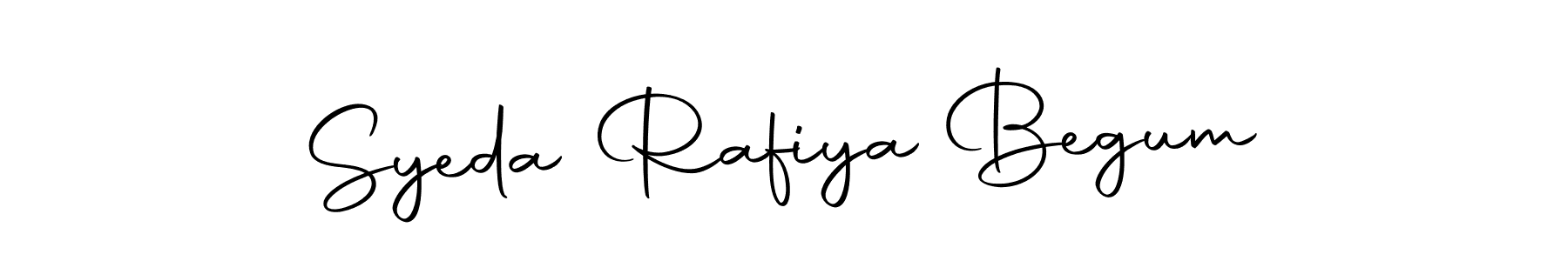 Also we have Syeda Rafiya Begum name is the best signature style. Create professional handwritten signature collection using Autography-DOLnW autograph style. Syeda Rafiya Begum signature style 10 images and pictures png
