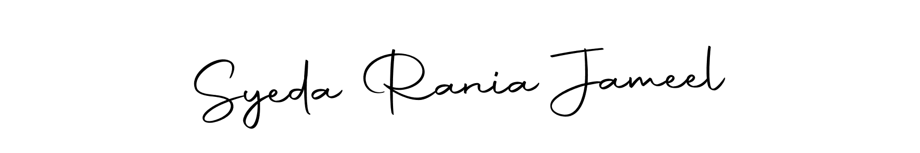 Autography-DOLnW is a professional signature style that is perfect for those who want to add a touch of class to their signature. It is also a great choice for those who want to make their signature more unique. Get Syeda Rania Jameel name to fancy signature for free. Syeda Rania Jameel signature style 10 images and pictures png