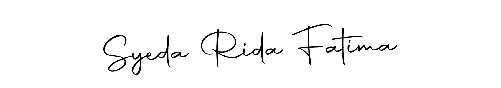 Syeda Rida Fatima stylish signature style. Best Handwritten Sign (Autography-DOLnW) for my name. Handwritten Signature Collection Ideas for my name Syeda Rida Fatima. Syeda Rida Fatima signature style 10 images and pictures png